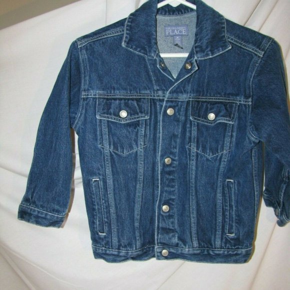 The Childrens Place girls size M 7-8  denim Jacket - Picture 6 of 8